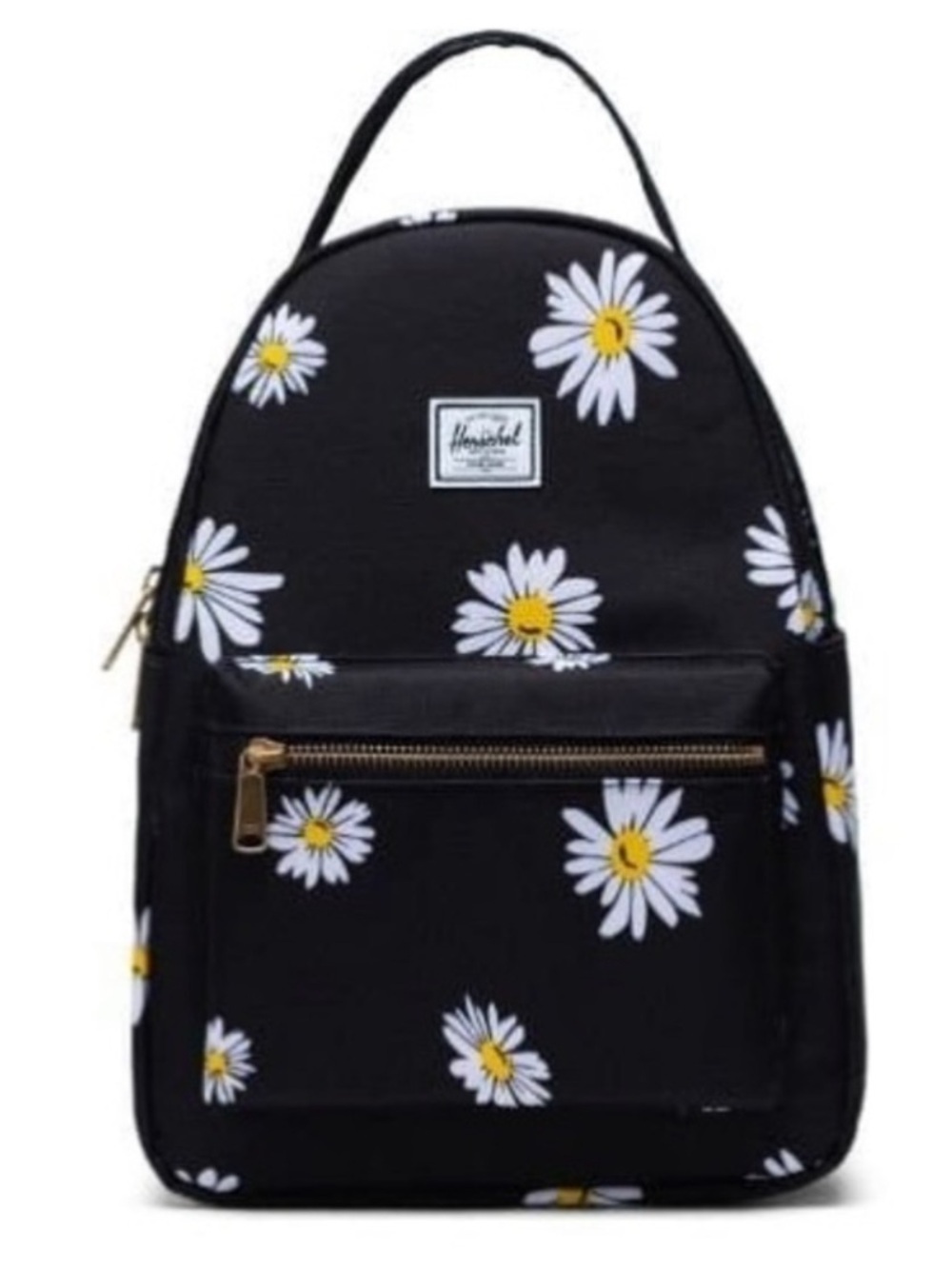Herschel Nova Black Daisy Mini Backpack